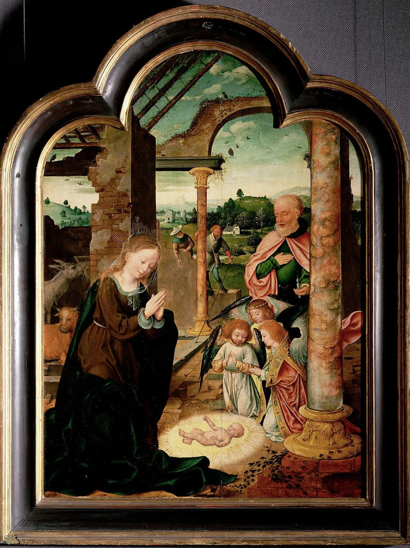 O nascimento de Cristo - Joos van Cleve