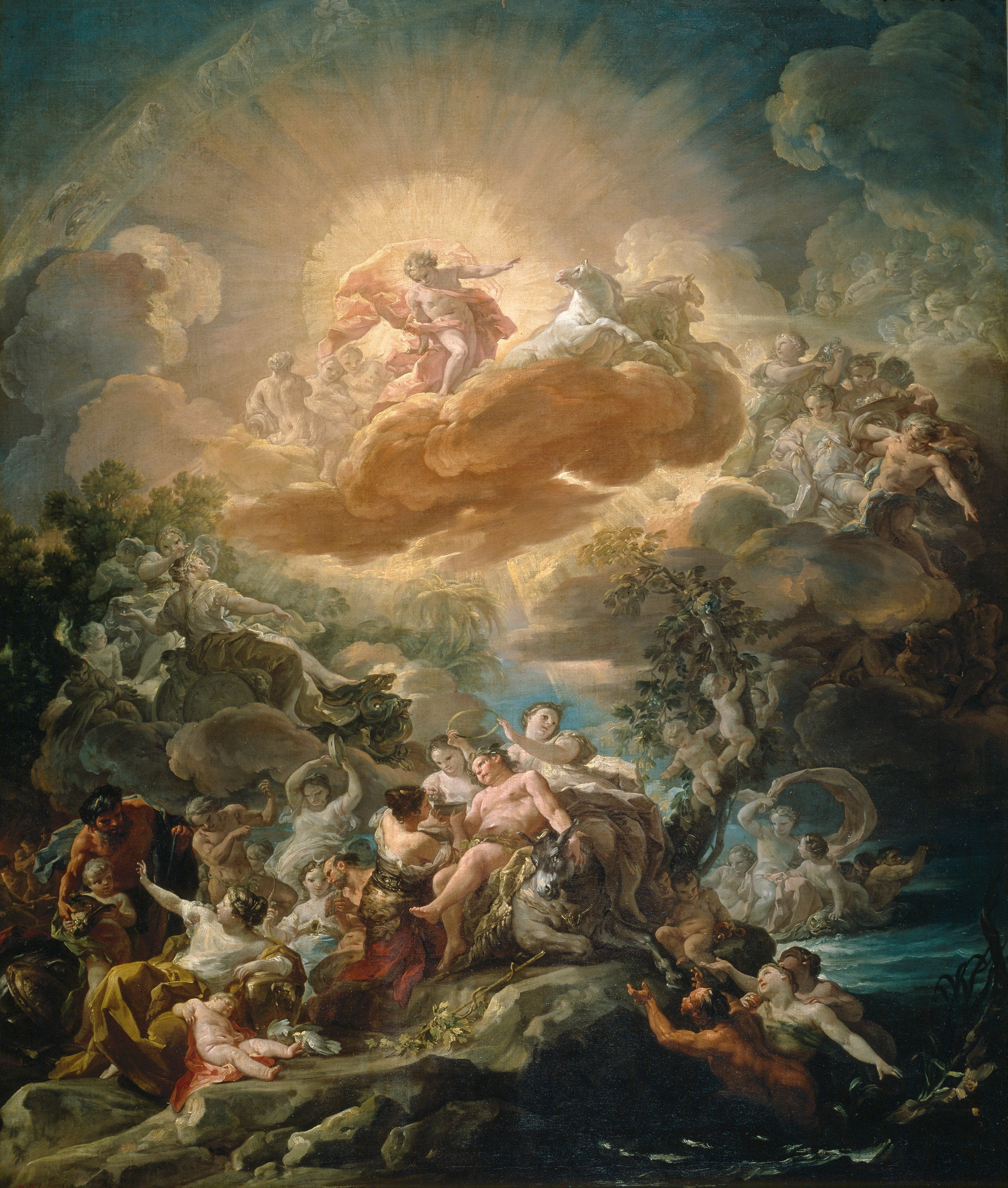 La Naissance du Soleil et le Triomphe de Bacchus - Corrado Giaquinto - Alpha Reproduction