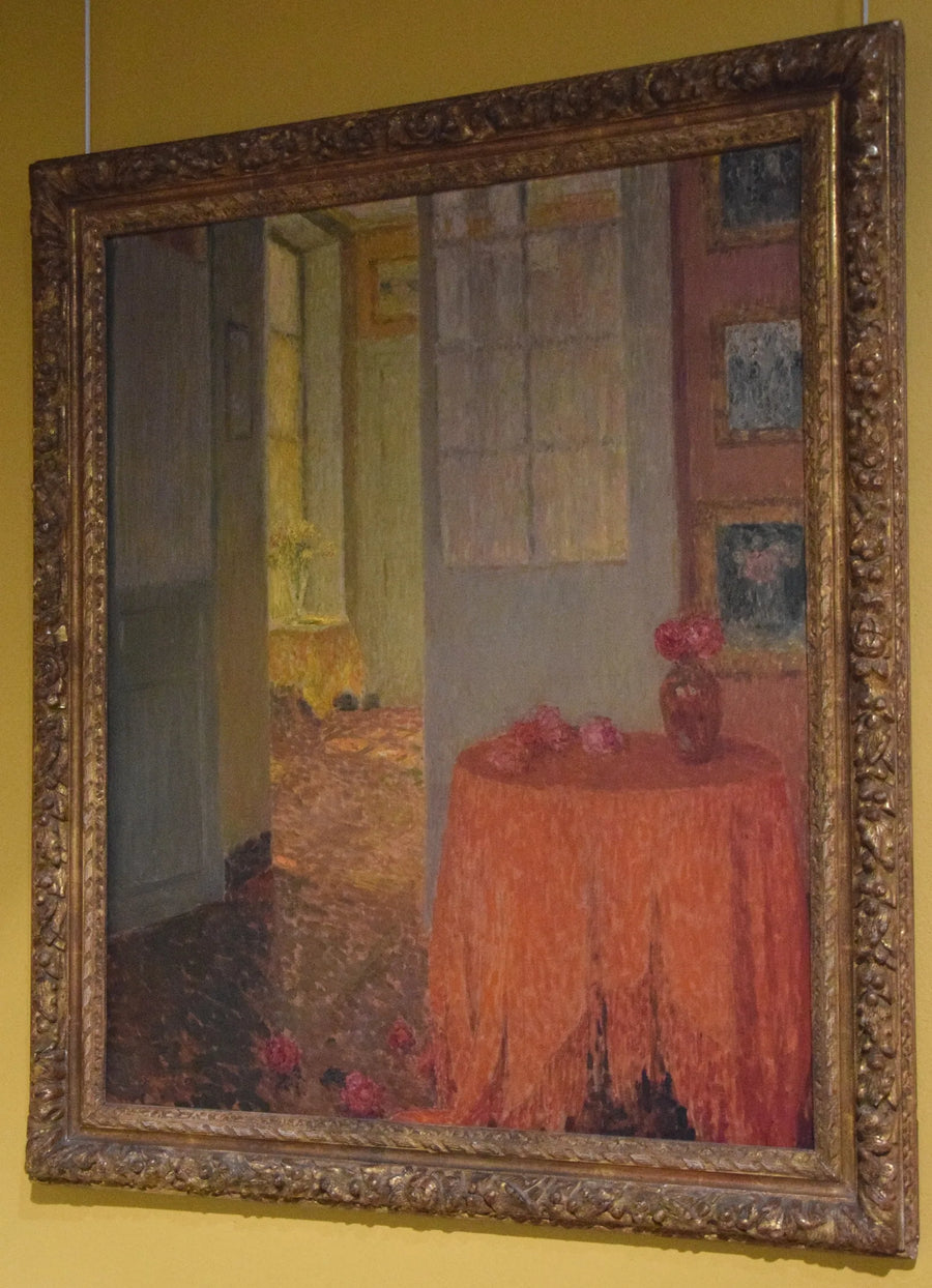 A Toalha Vermelha - Henri Le Sidaner