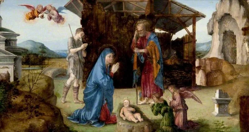 A Natividade de Cristo - Francesco Francia