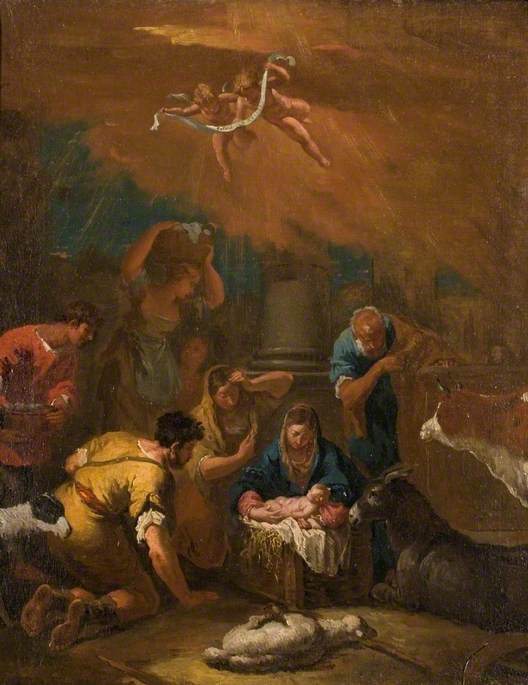 La Nativité - Sebastiano Ricci image 1 reproduction artisanale de tableau