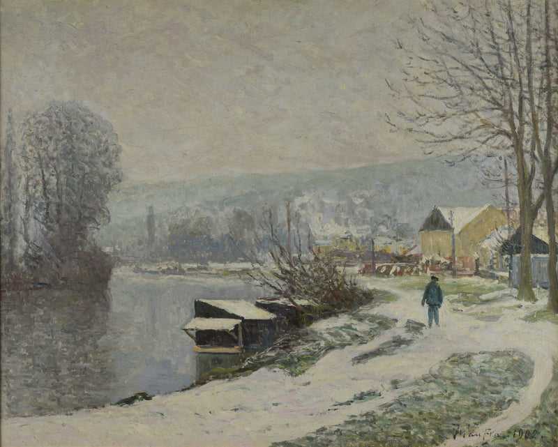 A neve em Port-Marly - Maxime Maufra