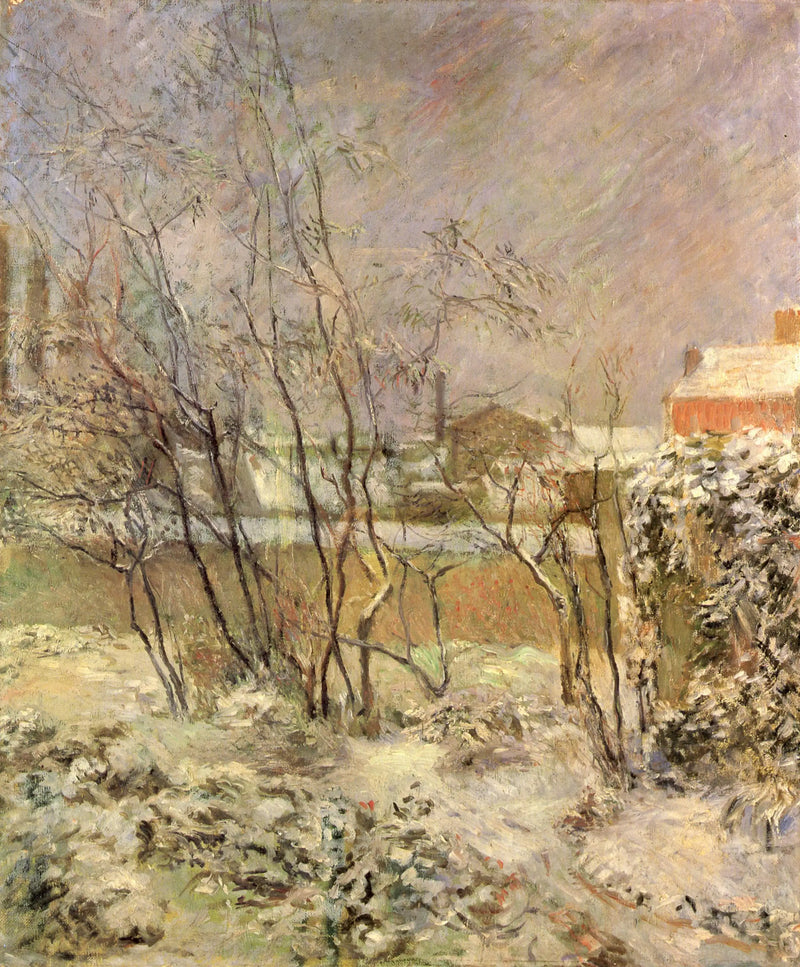 A Neve na Rua Carcel - Paul Gauguin
