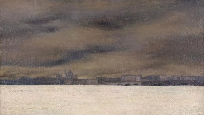 A Néva gelada - Félix Vallotton
