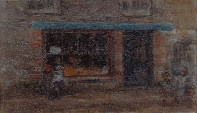 A nota em laranja e azul (Sweet Shop) - James Abbott McNeill Whistler