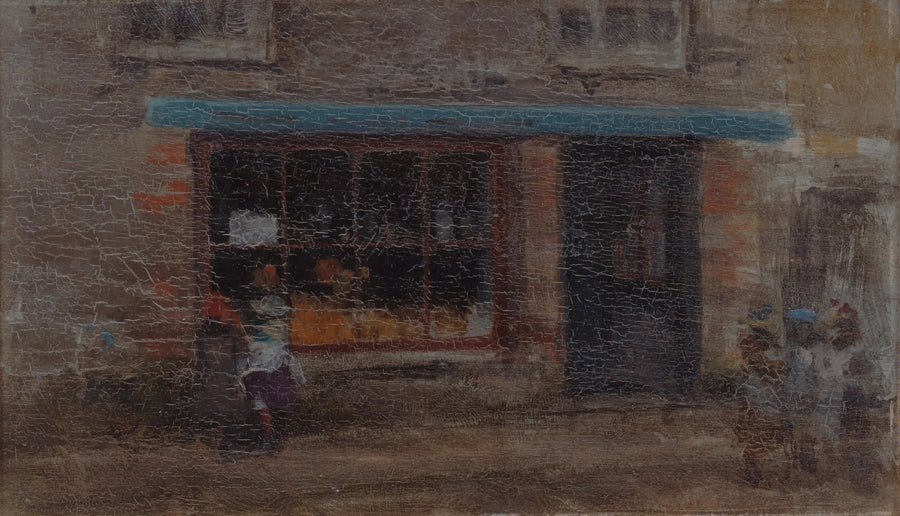 A nota em laranja e azul (Sweet Shop) - James Abbott McNeill Whistler