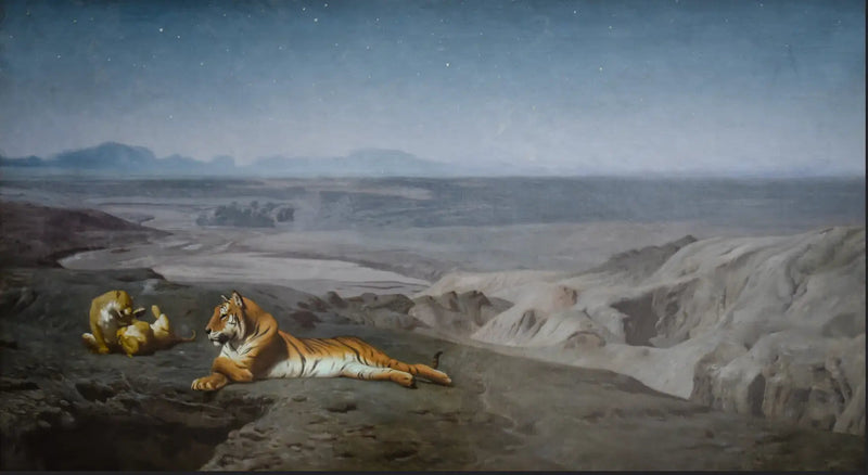 A Noite no Deserto - Jean-Léon Gérôme