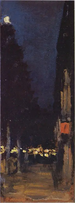 A noite (de 14 de julho?) - Édouard Vuillard