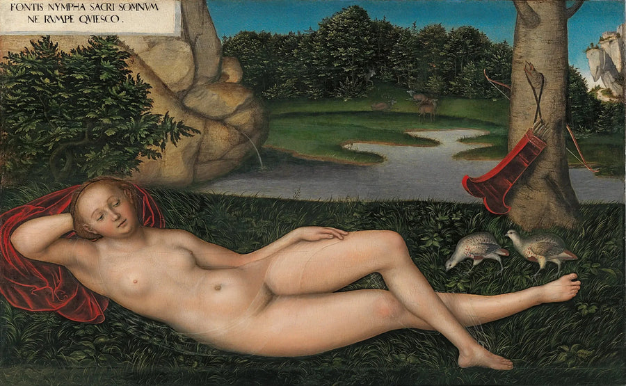 A Ninfa na Fonte - Lucas Cranach, o Velho
