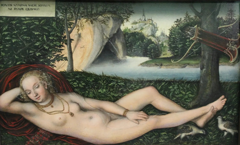 A Ninfa na Fonte - Lucas Cranach, o Velho