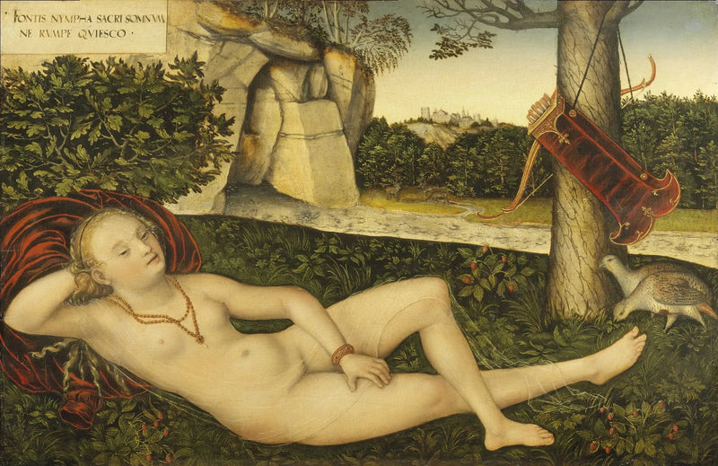 A Ninfa na Fonte - Lucas Cranach, o Velho