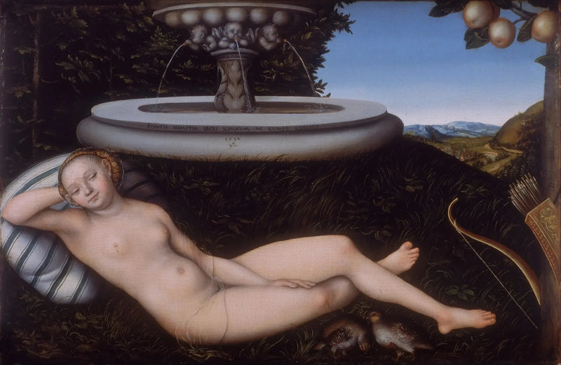 A Ninfa da Fonte - Lucas Cranach, o Velho