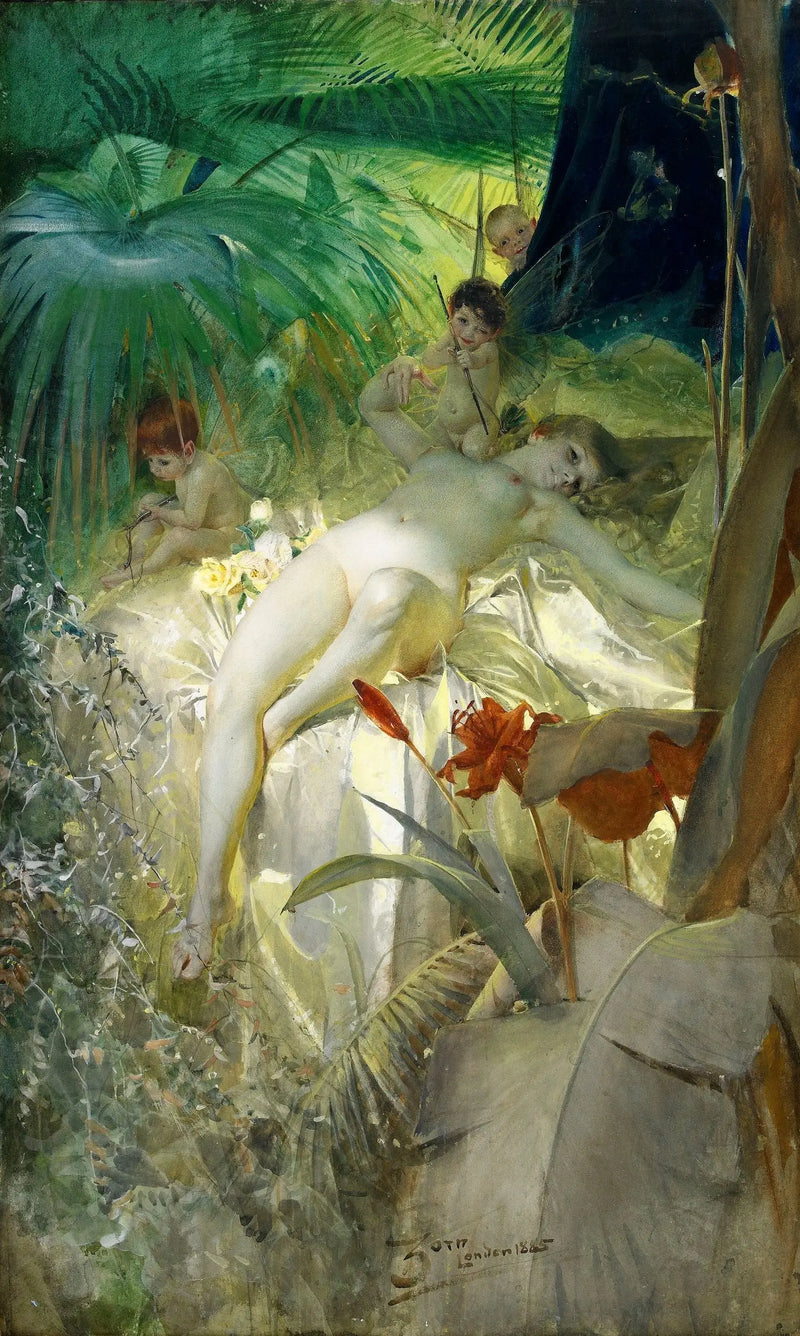 A Ninfa do Amor - Anders Zorn