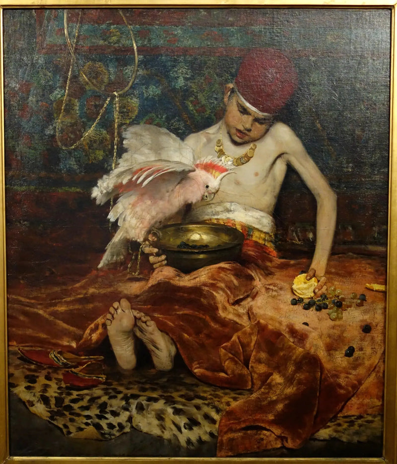 A página turca (Intrusão inesperada) - William Merritt Chase