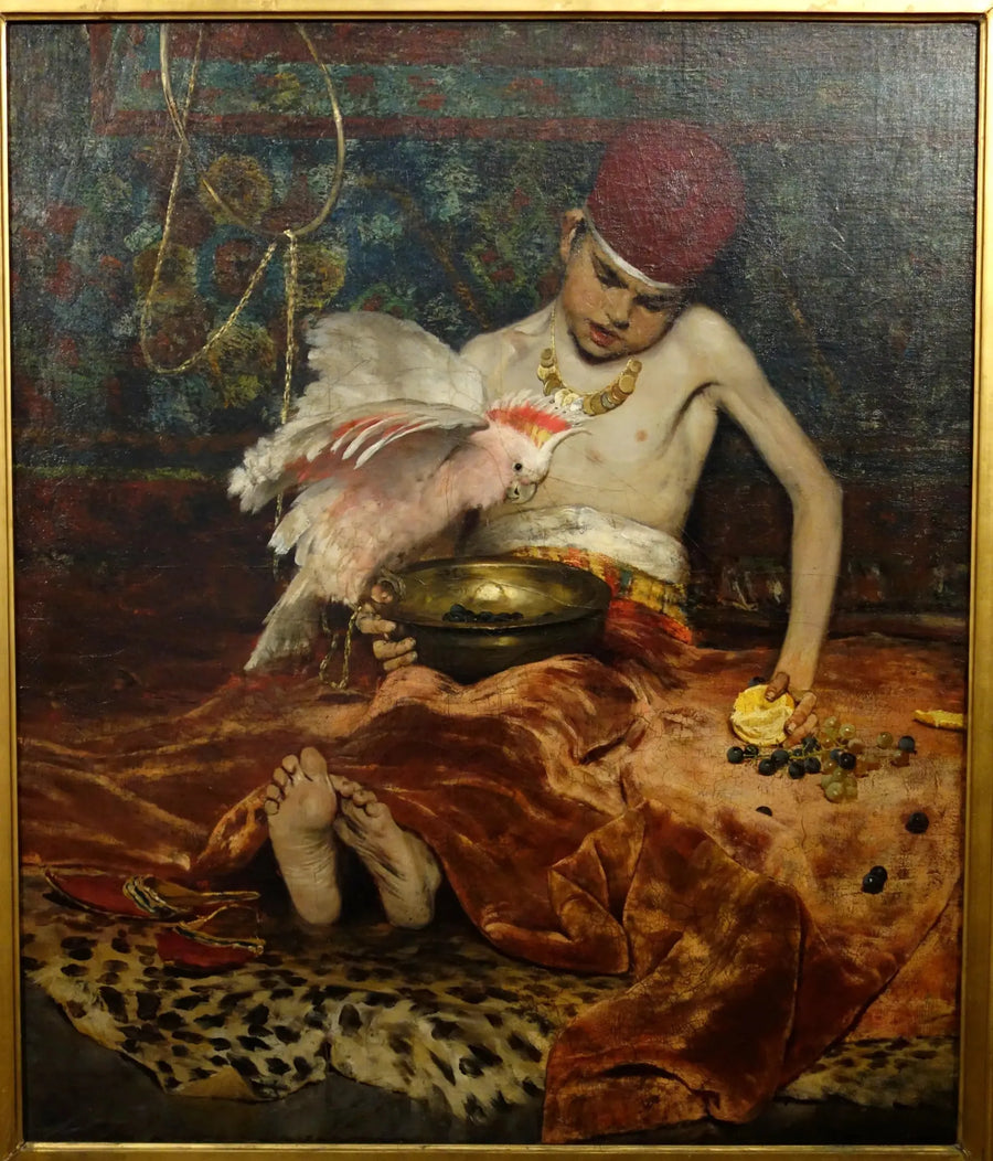 A página turca (Intrusão inesperada) - William Merritt Chase