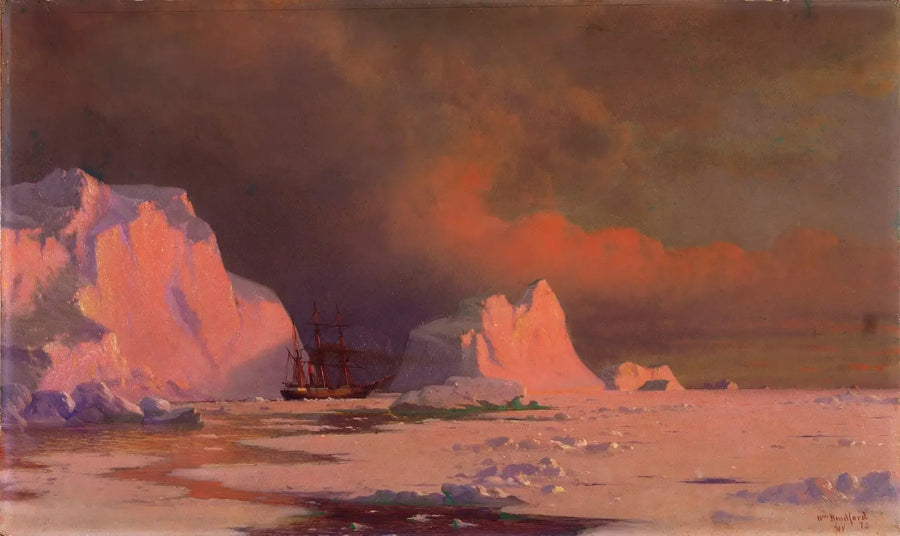 A « Pantera » na baía de Melville - William Bradford