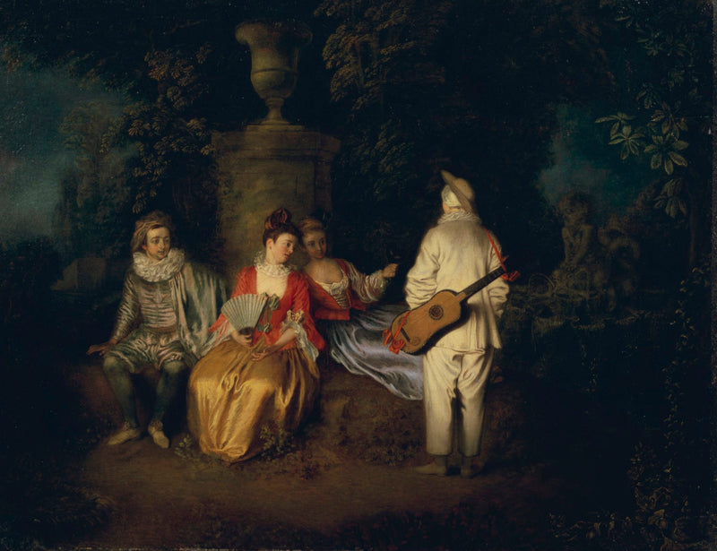 A parte quadrada - Antoine Watteau