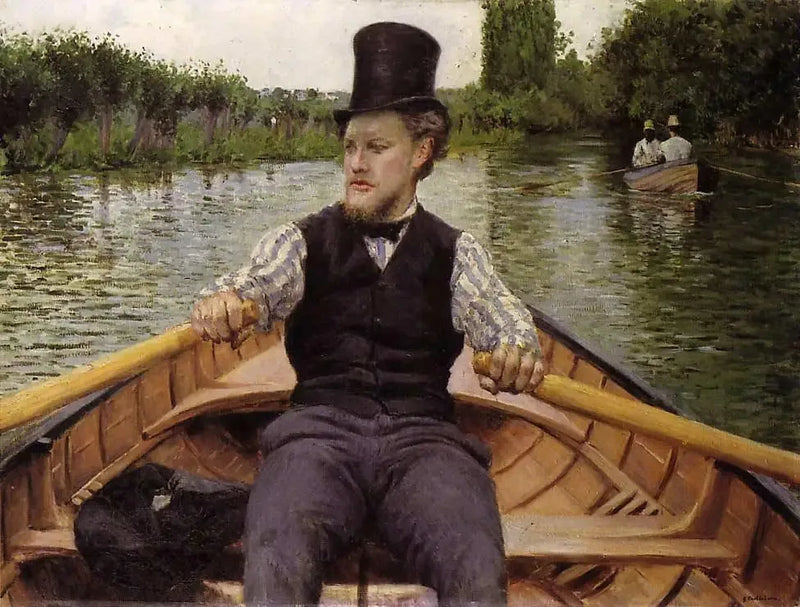 A Parte de Barco - Gustave Caillebotte