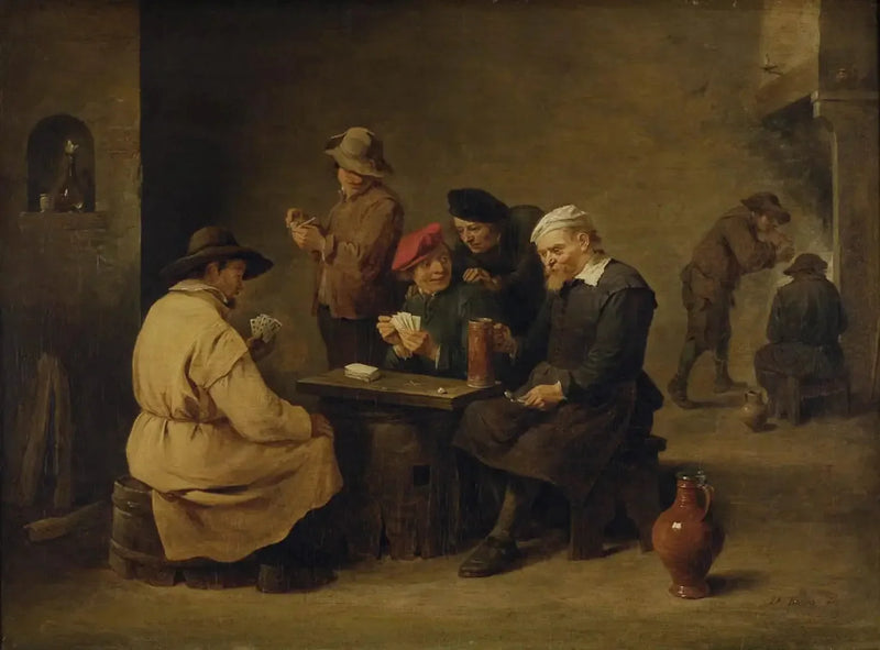 A Partida de Cartas - David Teniers, o Jovem