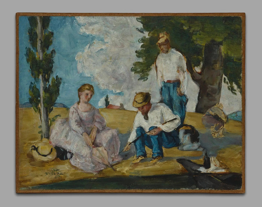 A Pescaria - Paul Cézanne