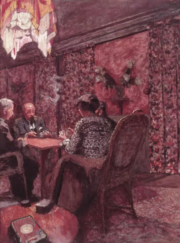 A parte do pontão no fechado Cézanne - Édouard Vuillard