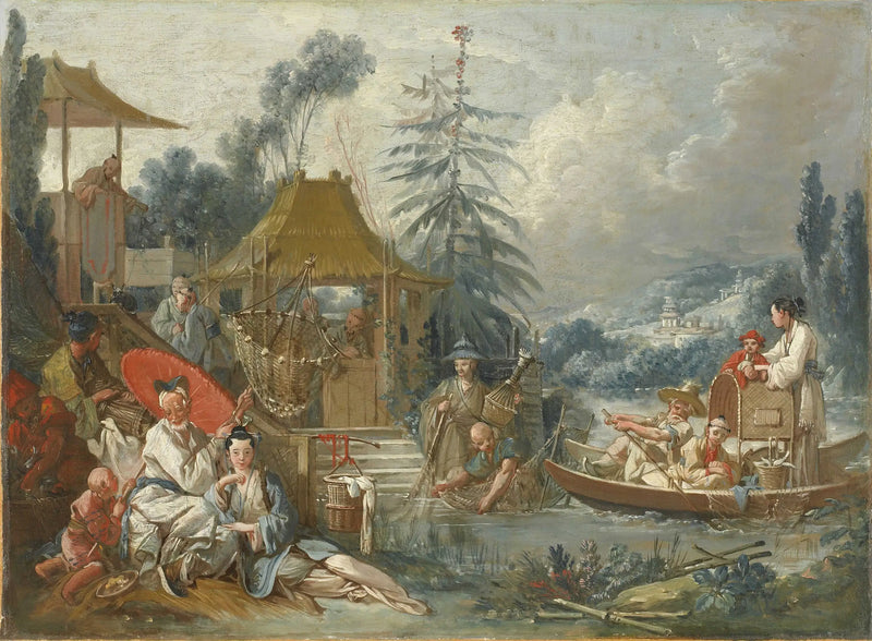 A Pesca Chinesa - François Boucher