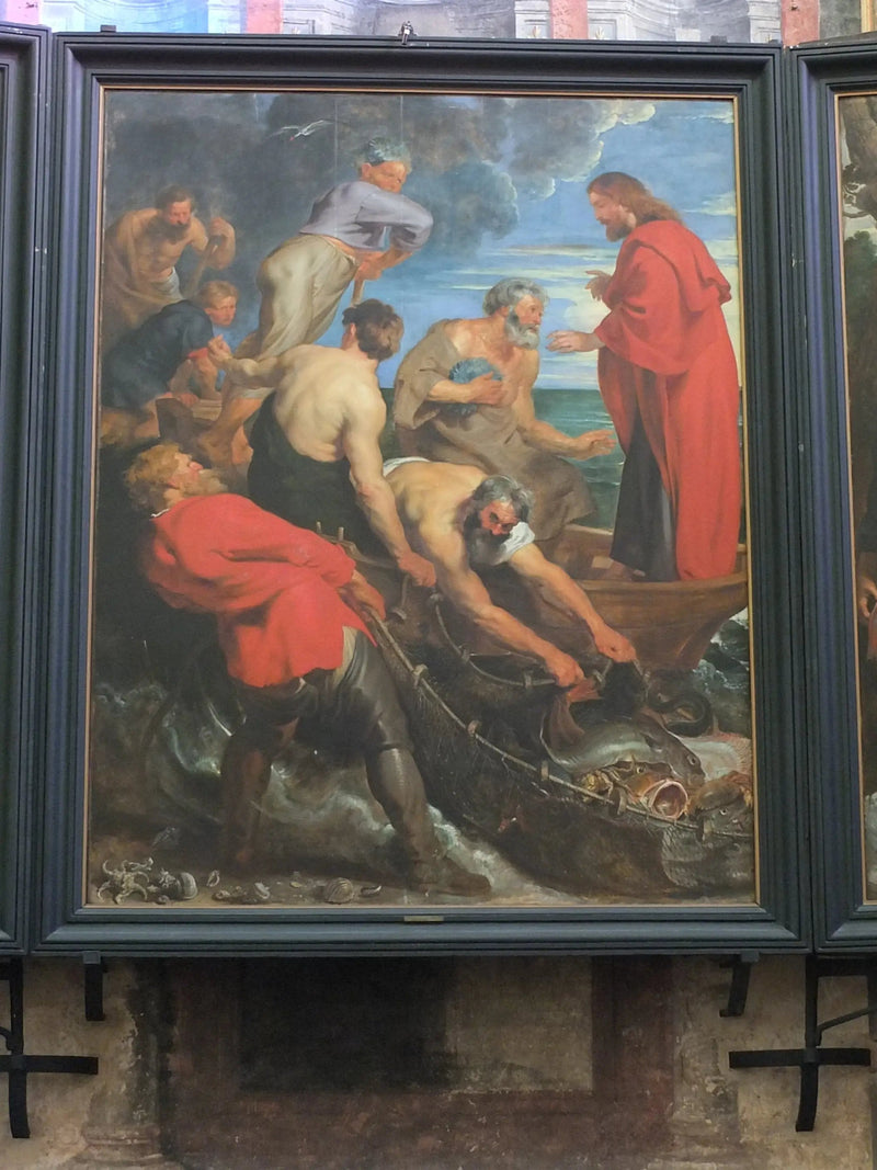 A pesca milagrosa, painel central - Peter Paul Rubens