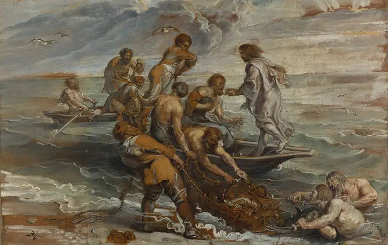 A Pesca Milagrosa - Peter Paul Rubens