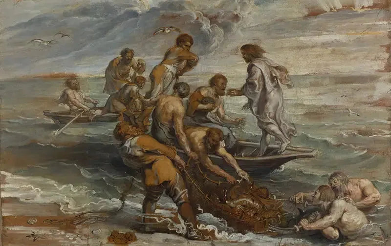 A Pesca Milagrosa - Peter Paul Rubens