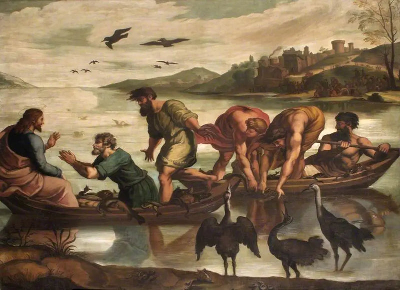 A pesca milagrosa - Raphaël Sanzio