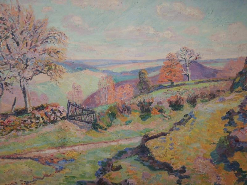 A pescaria em Crozant - Armand Guillaumin