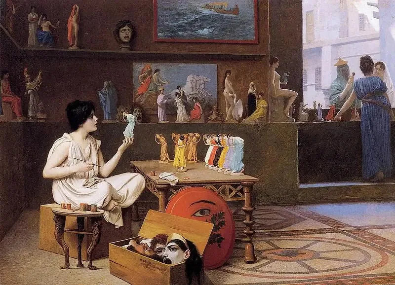 A pintura insuflando vida à escultura - Jean-Léon Gérôme