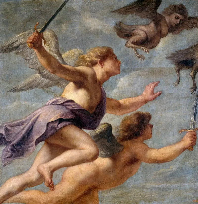 A perseguição das harpias - Peter Paul Rubens