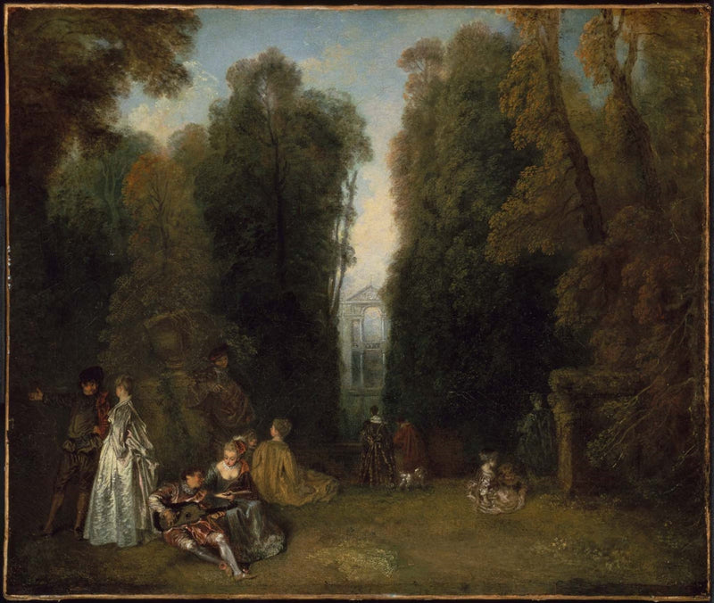 A Perspectiva - Antoine Watteau