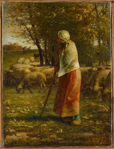 A Pequena Pastora - Jean-François Millet