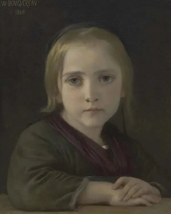 A menina dos olhos azuis - Bouguereau