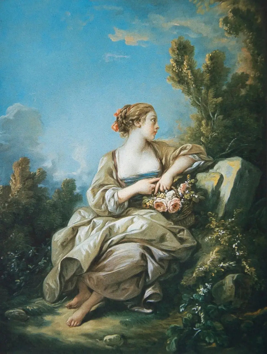 A pequena jardineira - François Boucher