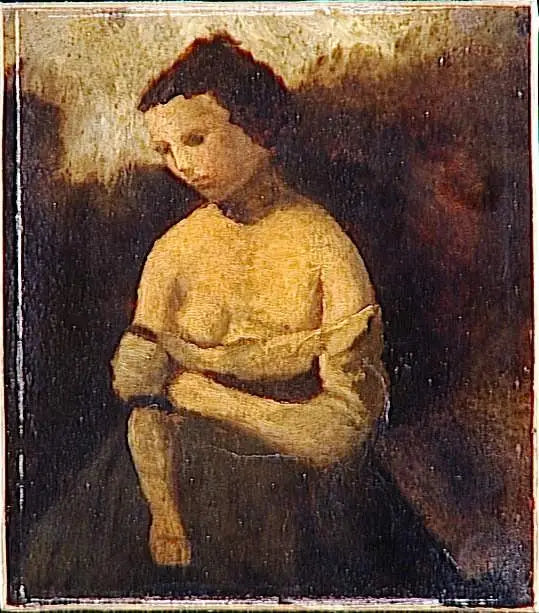 A pequena Jeannette - Jean-Baptiste Camille Corot
