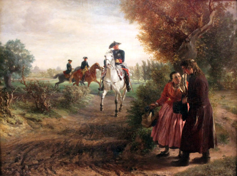 A petição - Adolph von Menzel