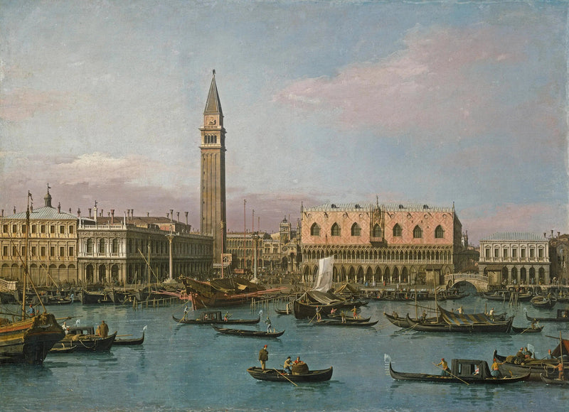 La Piazzetta e o Bacino di San Marco - Canaletto