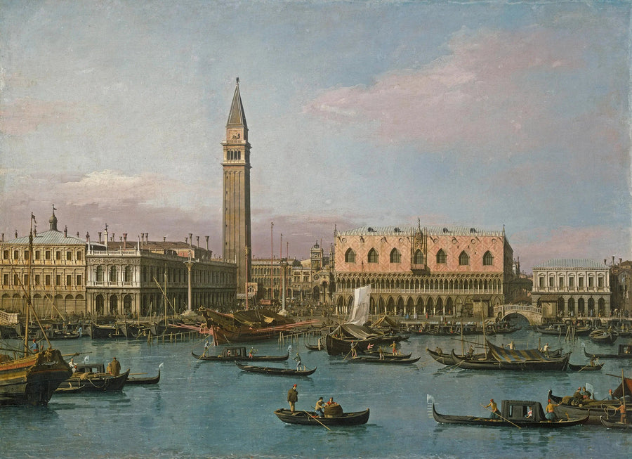 La Piazzetta e o Bacino di San Marco - Canaletto