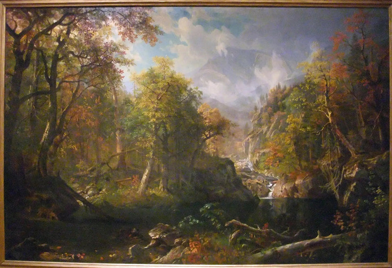 A piscina de esmeralda - Albert Bierstadt