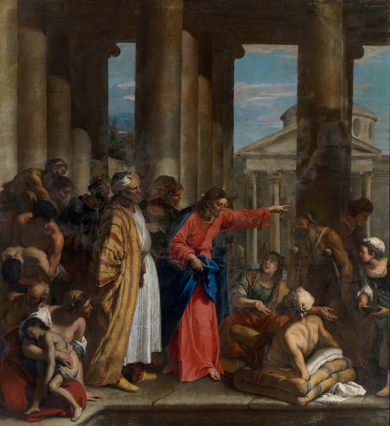 A piscina de Bethesda - Sebastiano Ricci