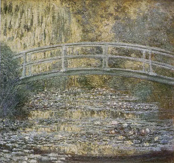 A piscina de água - Claude Monet