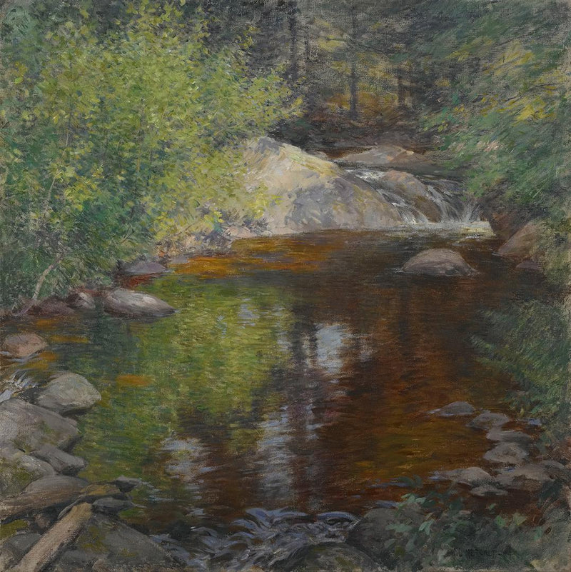 A piscina - Willard Metcalf