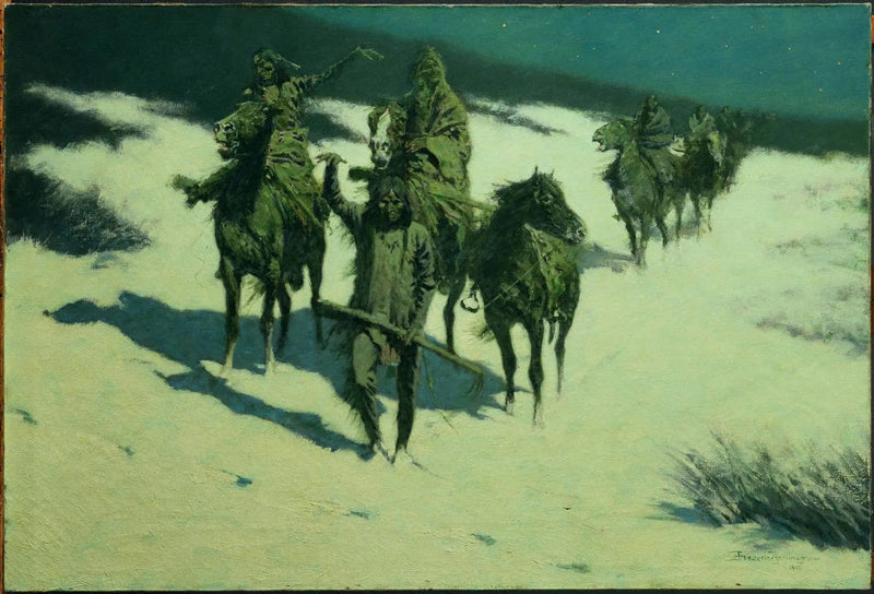 A pista do cavalo calçado - Frederic Remington