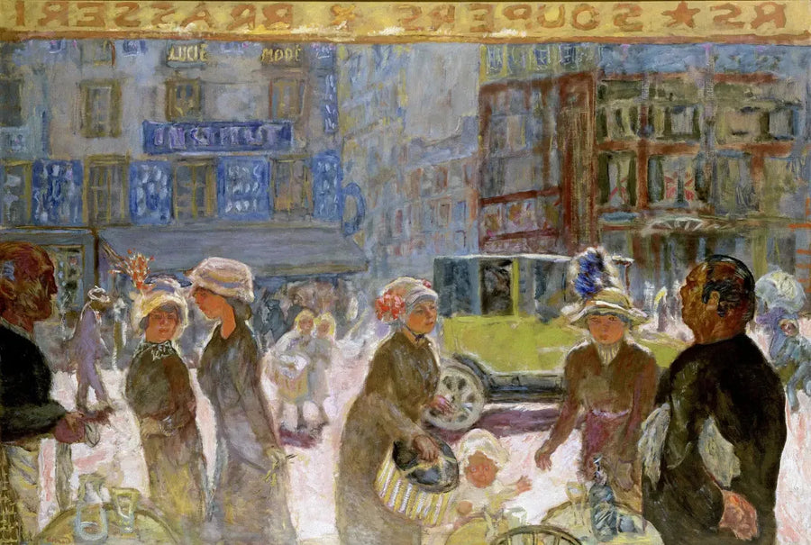 A Praça Clichy - Pierre Bonnard