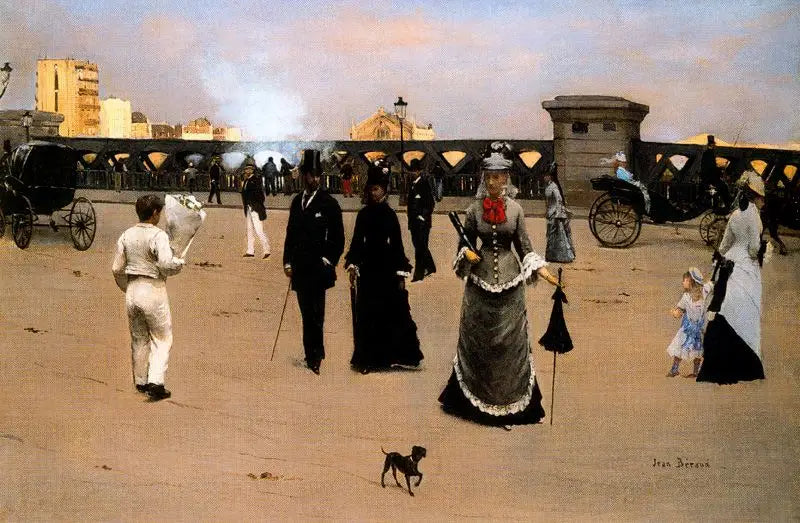 A Praça e a Ponte da Europa - Jean Béraud