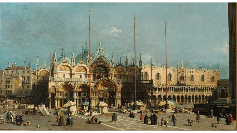 A Praça de São Marcos em Veneza - Canaletto