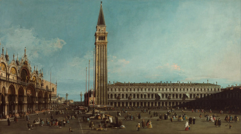 A Praça de São Marcos, Veneza - Canaletto